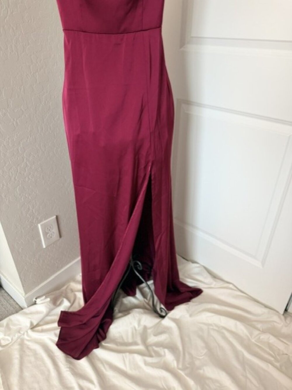 AZAZIE Mulberry Square Neck High Slit Formal Gown Size 8, NWT See Condition Note - Picture 6 of 15
